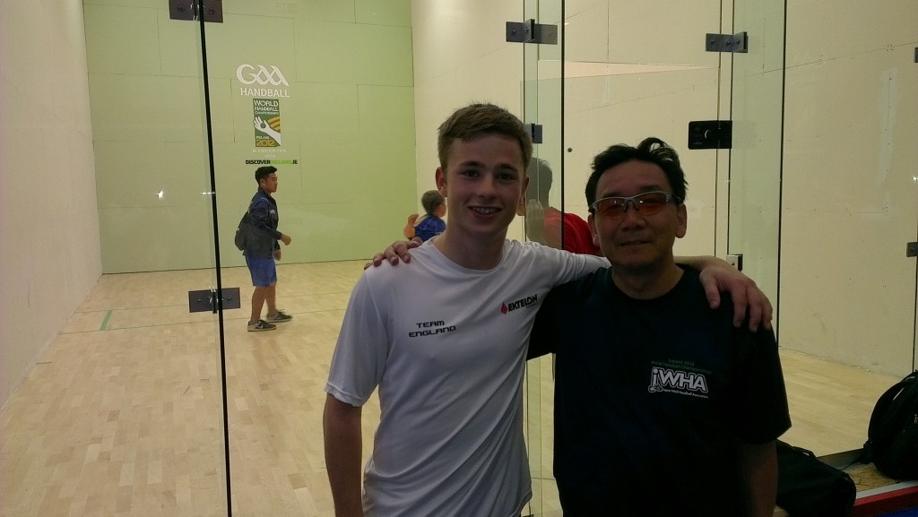 Thomson and Nakamura post match. Brilliant to see the Japanese again!