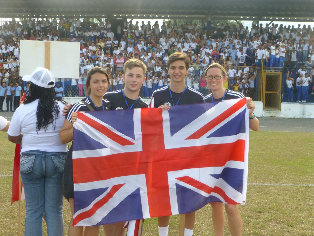 Team GB at the Opening Ceremony